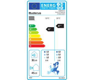 Siltumsūknis Buderus 12kW Logatherm WLW176i, ar 70L akumulācijas tvertni