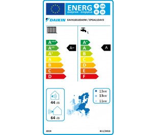 Daikin 11kW Altherma 3 ar integrētu karstā ūdens tvertni 180L (Tens 9kW)