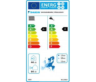 Daikin 11kW Altherma 3 ar integrētu karstā ūdens tvertni 180L, ar dzesēšanas funkciju