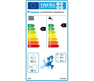 Daikin 4kW Altherma 3 ar integrētu karstā ūdens tvertni 180L