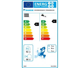 Daikin 4kW Altherma 3 ar integrētu karstā ūdens tvertni 230L