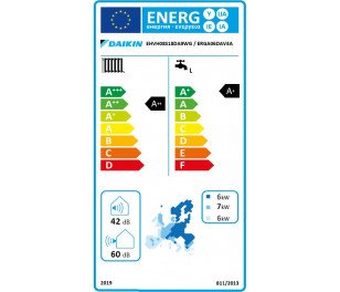 Daikin 6kW Altherma 3 ar integrētu karstā ūdens tvertni 180L (Tens 9kW)