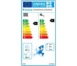 Daikin 4kW Altherma 3 ar integrētu karstā ūdens tvertni 230L, ar dzesēšanas funkciju