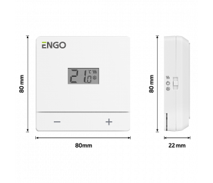 Engo termostats, vadu EASYBATW