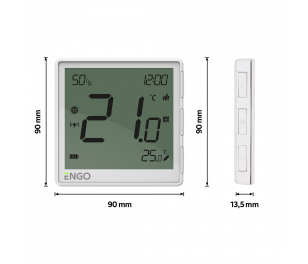 Engo termostats ZigBee, Li-lon baterija EONEBATW