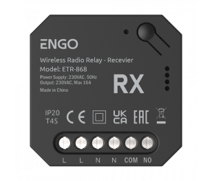 Engo relejs, bezvadu ETR-868