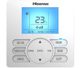 Hisense sienas kontrolleris