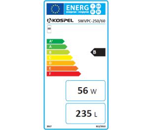 Kospel 250/60L, boilers ar ūdens akumulācijas tvertne (SWVPC-250/60)