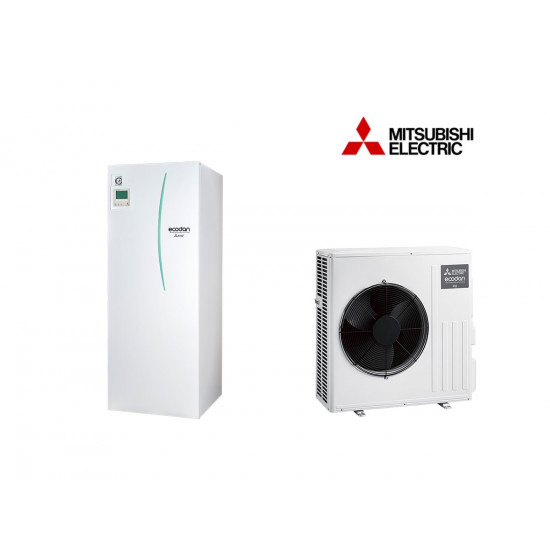 Mitsubishi Electric 10kW Ecodan Eco Inverter ar integrētu karstā ūdens tvertni 300L