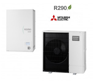 Mitsubishi Electric 10kW Power Inverter Ecodan Hydrobox, Monobloks R290