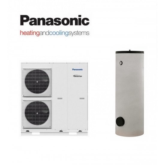 Panasonic 9kW Monoblock (T-CAP) + Panasonic бойлер 200Л