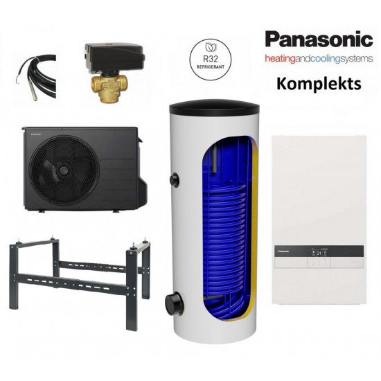 Panasonic 3kW Aquarea K поколение Bi-Block (R32) (High Perfomance) комплект