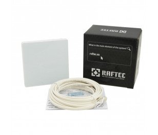 RAFTEC silto grīdu programmējams termostats R608W (Wi-Fi, balts), (R608W)